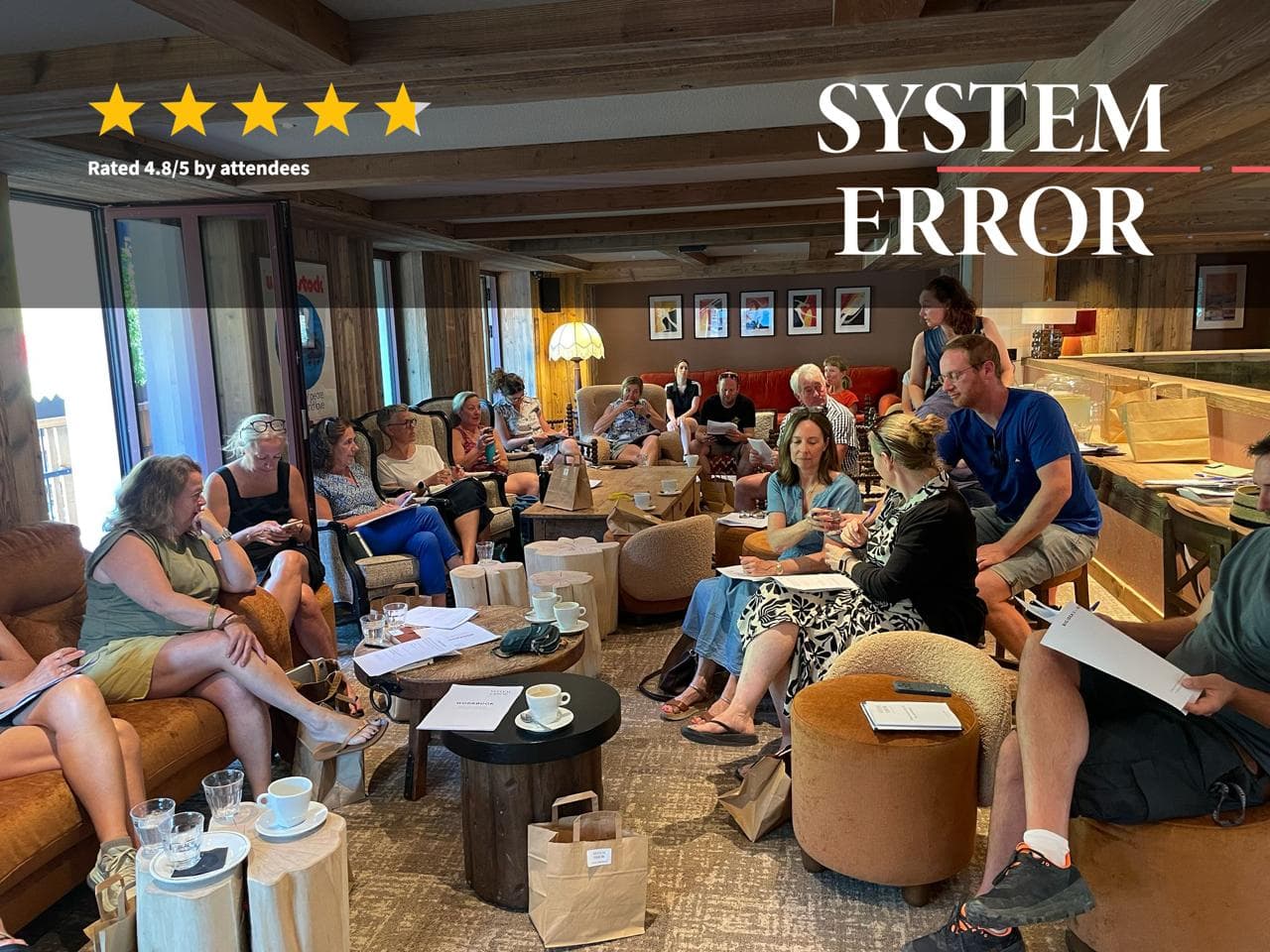 System Error workshop session with local business owners