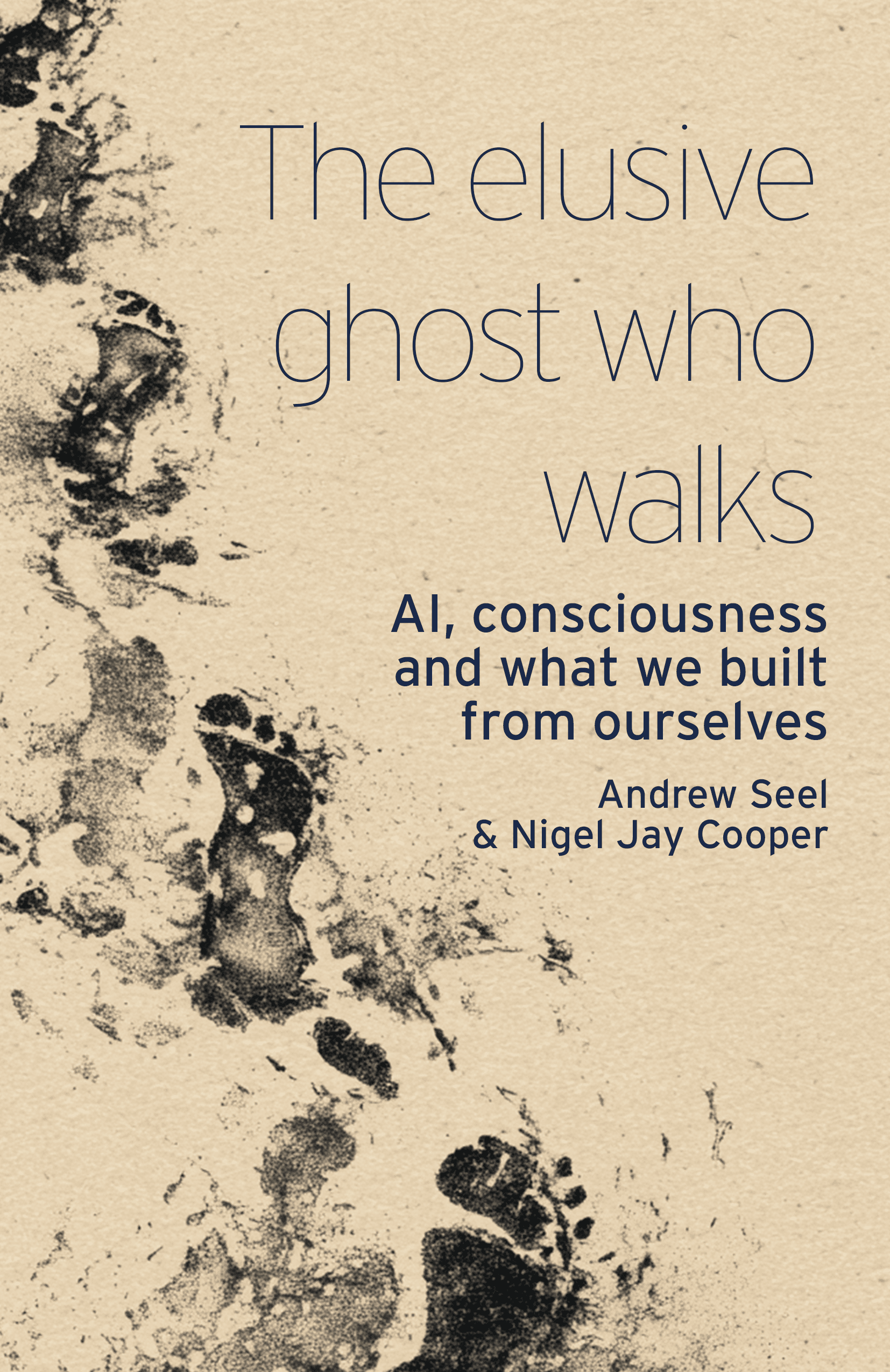 The Elusive Ghost Who Walks by Andrew Seel and Nigel Jay Cooper — book cover (working draft)